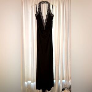 NWT Morgan & Co. Long Black Formal Dress
